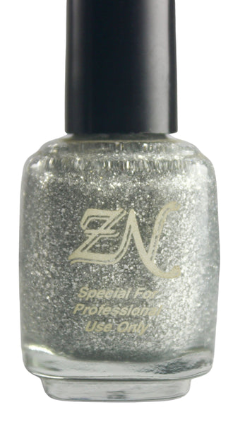 Silver Sparkle Glitter Nail Polish