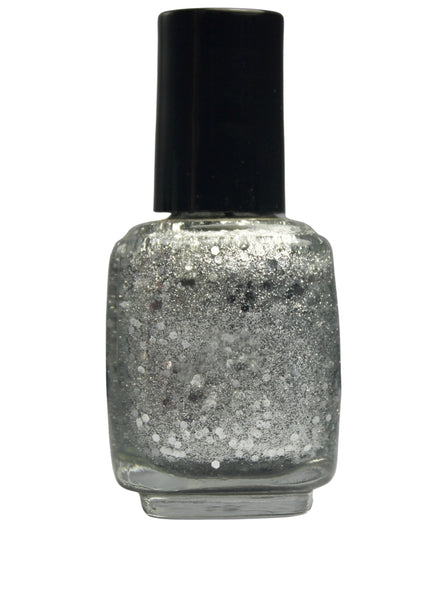 Silver Chunky Glitter Nail Polish