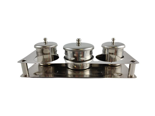3 - Piece Stainless Steel Powder & Liquid Set