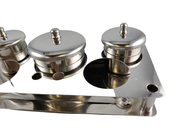 3 - Piece Stainless Steel Powder & Liquid Set