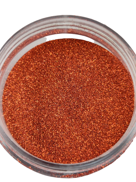 orange glitter