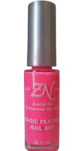 Magic Feather Nail Art - Neon Pink - Tru-Form Nails & Cosmetics 