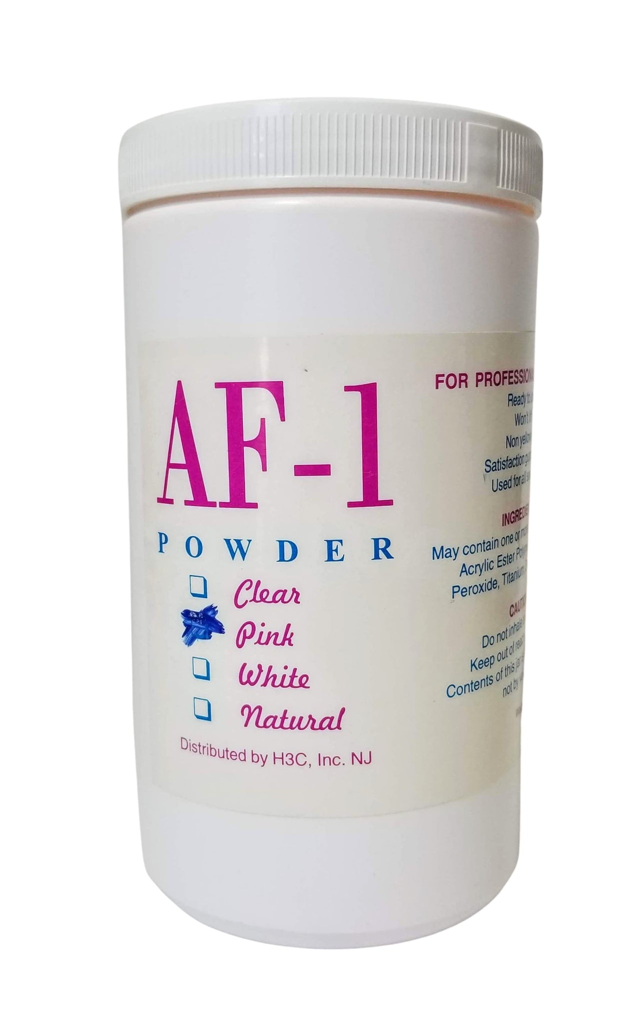 AF-1 Acrylic Powder - Tru-Form Nails & Cosmetics 