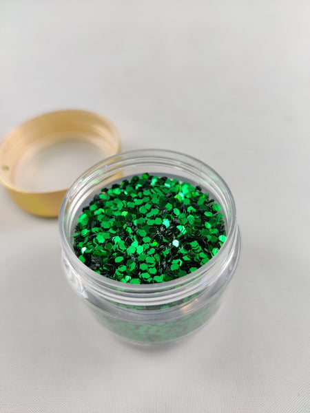 Green Holographic Chunky Glitter