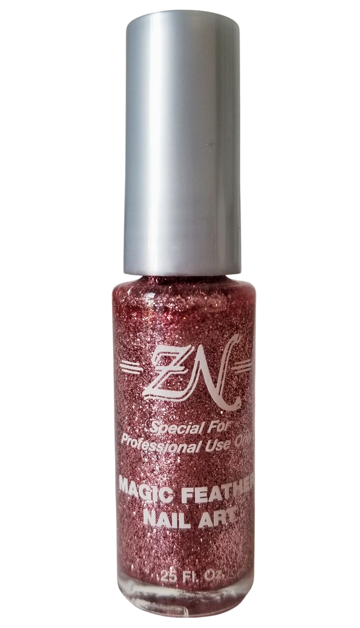 Magic Feather Nail Art - Pink Glitter - Tru-Form Nails & Cosmetics 